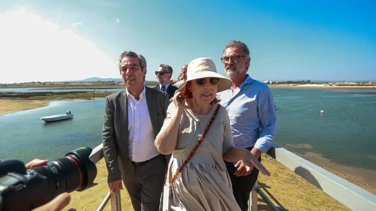 Lusa, - ministra do Ambiente na Fuseta